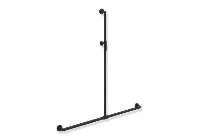 HEWI Haltegriff „System 900“ in Schwarz tiefmatt / Schwarz matt, Befestigung verdeckt HEWI Haltegriff „System 900“ in Schwarz tiefmatt / Schwarz matt, Befestigung verdeckt