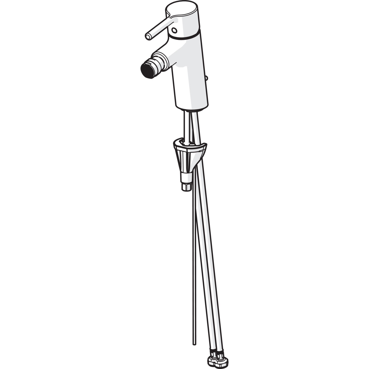 EHM Bidetbatterie VANTIS 5243 Ablaufgarnitur mit Zugstange Ausladung 113 mm Chrom EHM Bidetbatterie VANTIS 5243 Ablaufgarnitur mit Zugstange Ausladung 113 mm Chrom