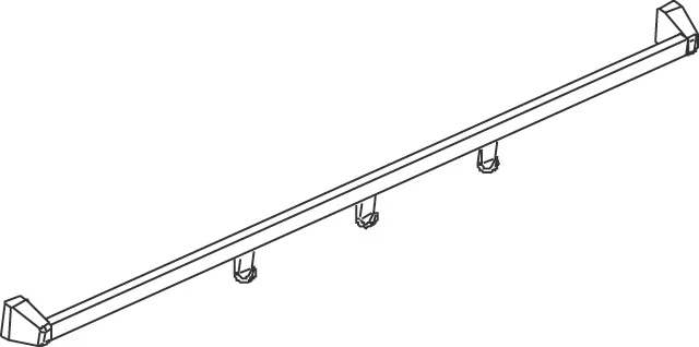 Kermi Duschdesign Handtuchhalter „NOVA 2000“ 1250 mm in Silber Mattglanz Kermi Duschdesign Handtuchhalter „NOVA 2000“ 1250 mm in Silber Mattglanz