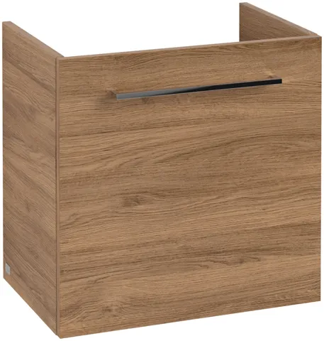 Villeroy & Boch Waschtischunterschrank mit Tür „Avento“ für Schrankwaschtisch 530 × 514 × 352 mm Kansas Oak, Anschlag rechts, Soft Closing, 1 Tür