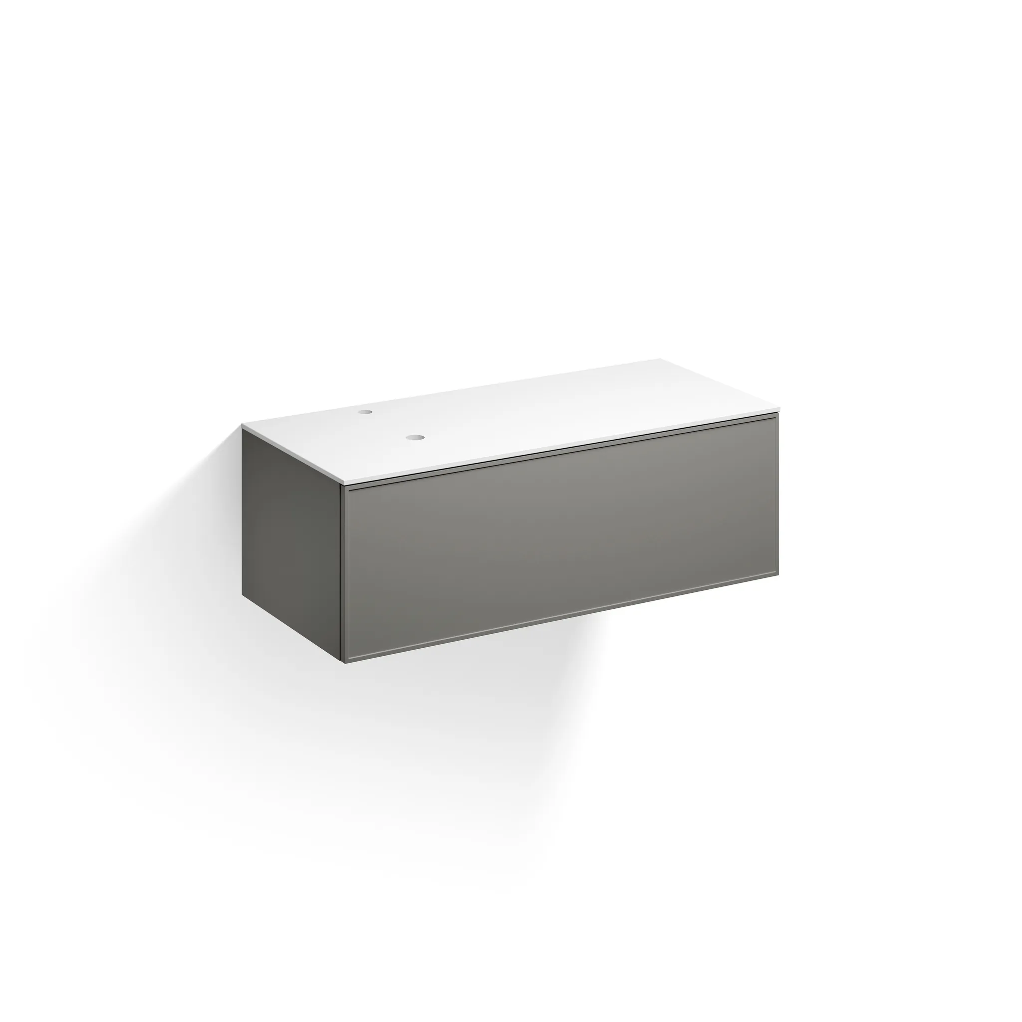 Alape Möbelmodul Arkta 1200x400 Weiß/Quarzgrau