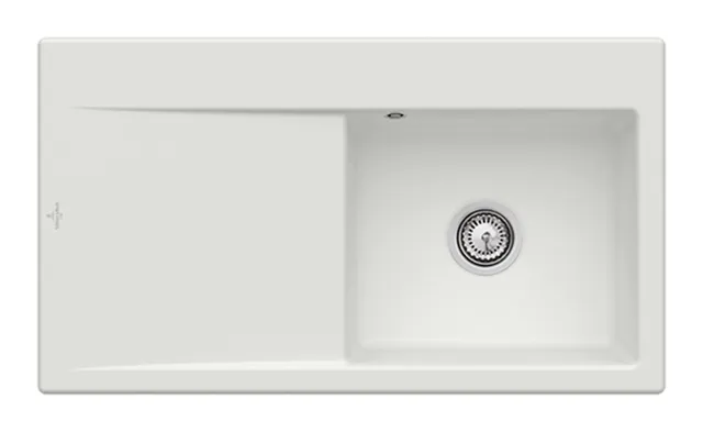 Villeroy & Boch Einbau-Küchenspülbecken „Subway Style“ 50 900 × 510 × 220 mm, für Becken rechts in Steam Villeroy & Boch Einbau-Küchenspülbecken „Subway Style“ 50 900 × 510 × 220 mm, für Becken rechts in Steam