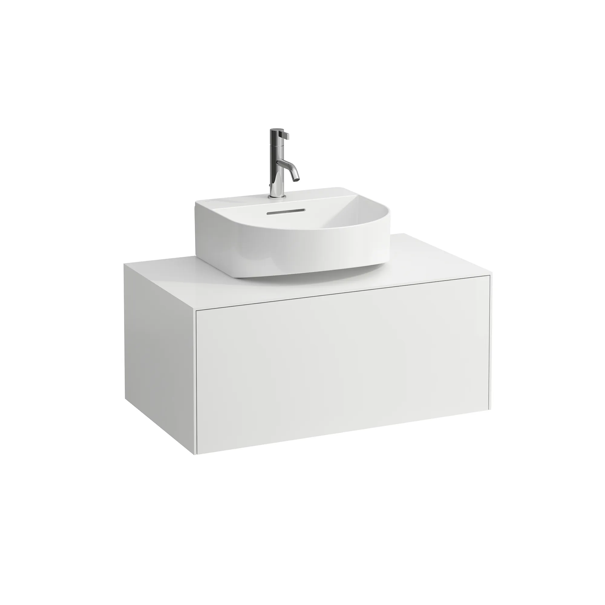 Laufen Waschtischunterbau SONAR 457x777x341, 170 Weiß matt, 1 Schublade mit Push/Pull-Funktion Laufen Waschtischunterbau SONAR 457x777x341, 170 Weiß matt, 1 Schublade mit Push/Pull-Funktion