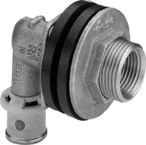 Viega „Sanfix P“ Wanddurchführung mit 1 Muffe und Außen- / Innengewinde 16mm × 1/2″ × 35 mm Viega „Sanfix P“ Wanddurchführung mit 1 Muffe und Außen- / Innengewinde 16mm × 1/2″ × 35 mm