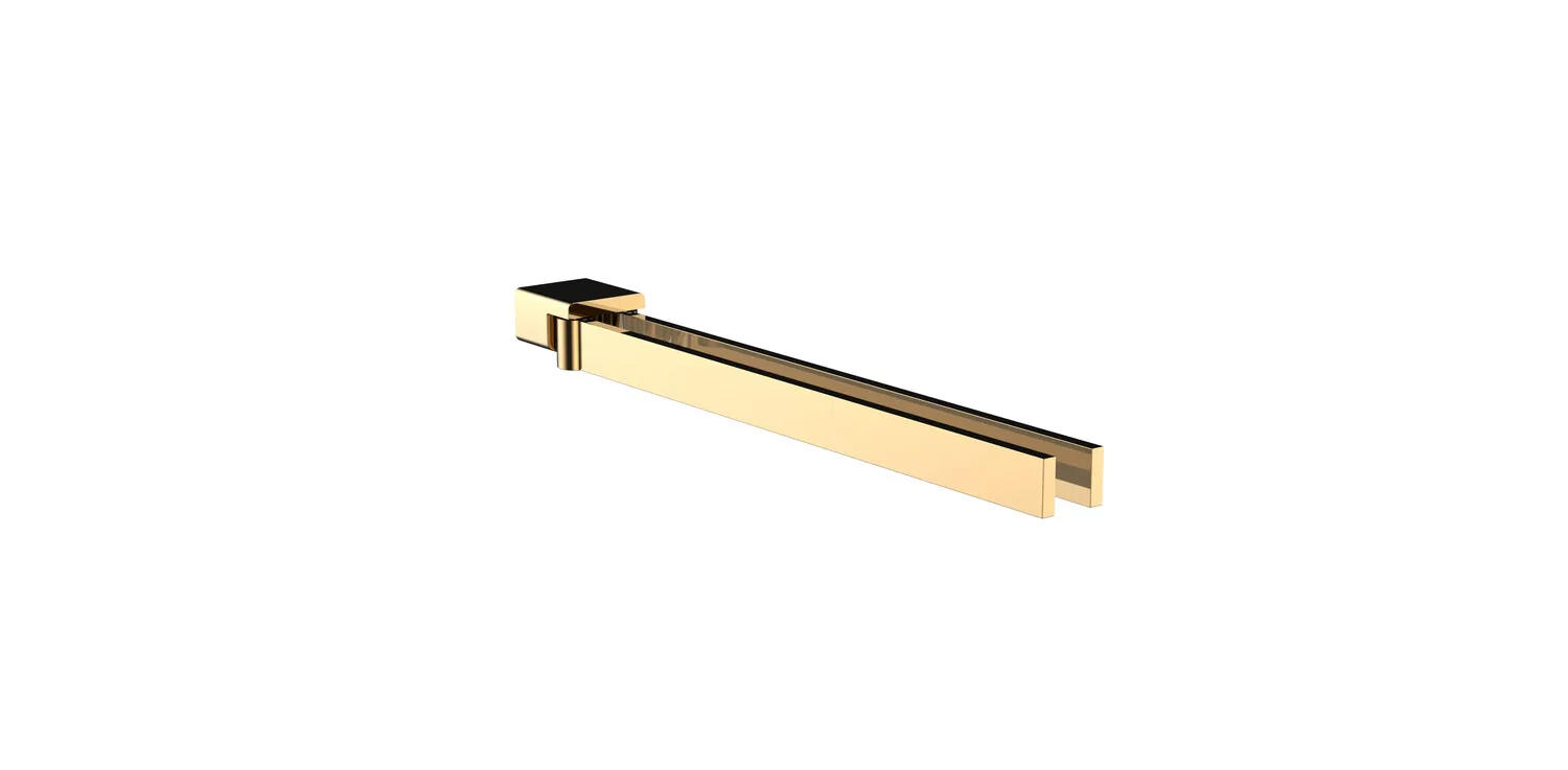 loft Handtuchhalter schwenkbar2-armig, 310mm, gold