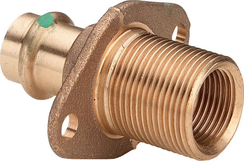 „Sanpress“ Wanddurchführung mit 1 Muffe 15 mm × 1/2″ × 3/4″ × 30 mm „Sanpress“ Wanddurchführung mit 1 Muffe 15 mm × 1/2″ × 3/4″ × 30 mm