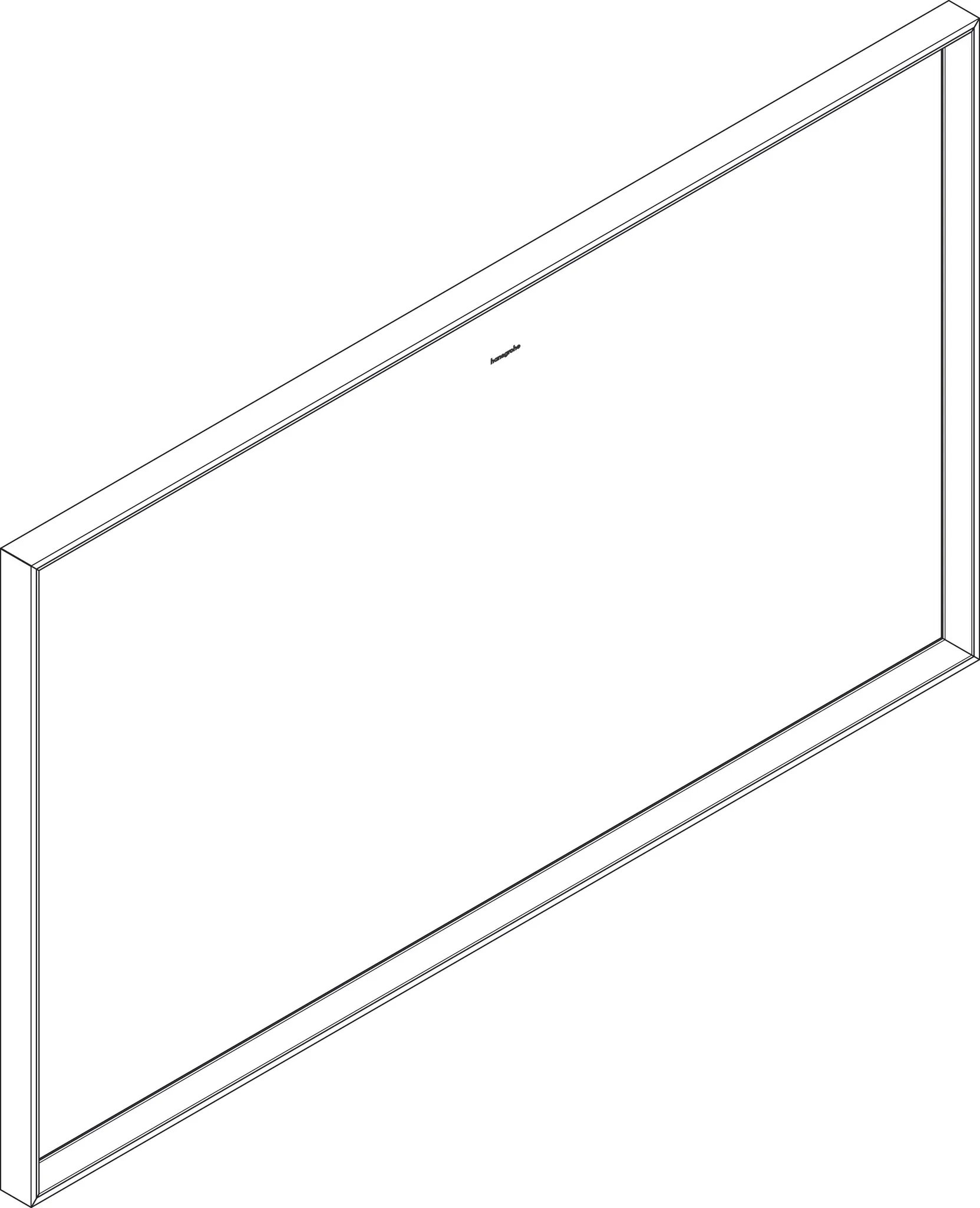 Hansgrohe Xarita E Spiegel mit LED-Beleuchtung 1200⁄50 IR Sensor, Mattweiß