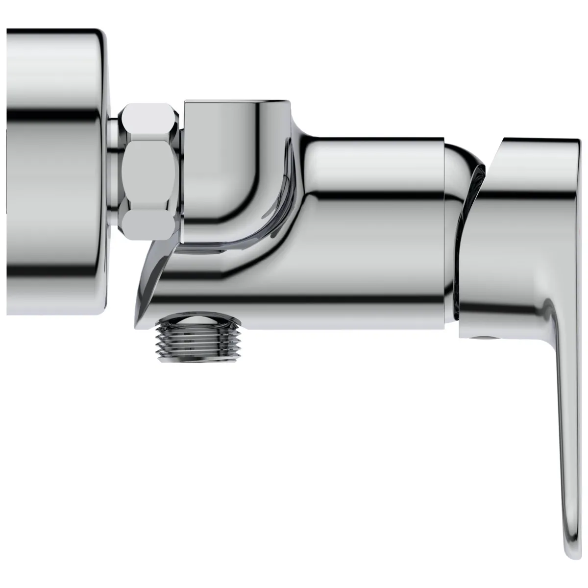 Brausearmatur Aufputz Cerafine O, Ausladung 50-55mm, Chrom Brausearmatur Aufputz Cerafine O, Ausladung 50-55mm, Chrom