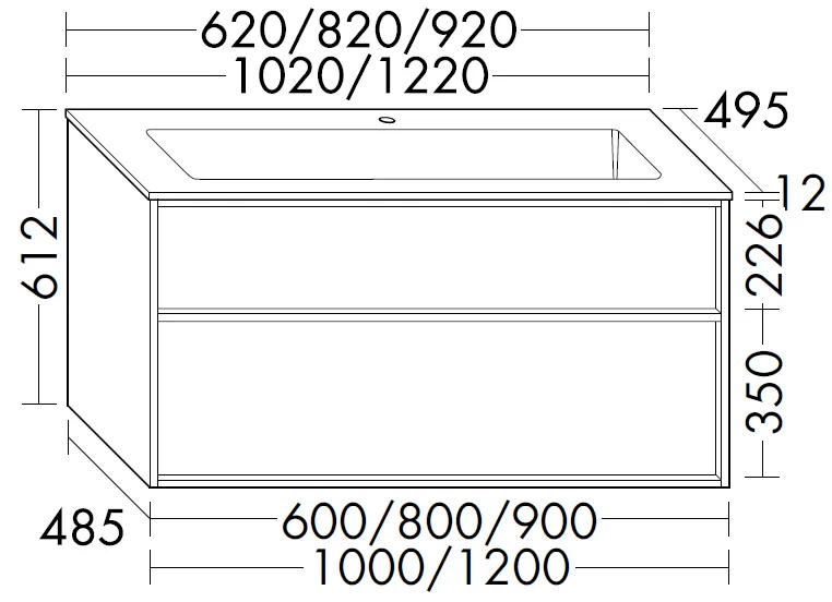burgbad Mineralguss-Waschtisch Lin20 inkl. Waschtischunterschrank, Serie Uomo, 495x920x612 mm, Becken 670x295 mm burgbad Mineralguss-Waschtisch Lin20 inkl. Waschtischunterschrank, Serie Uomo, 495x920x612 mm, Becken 670x295 mm