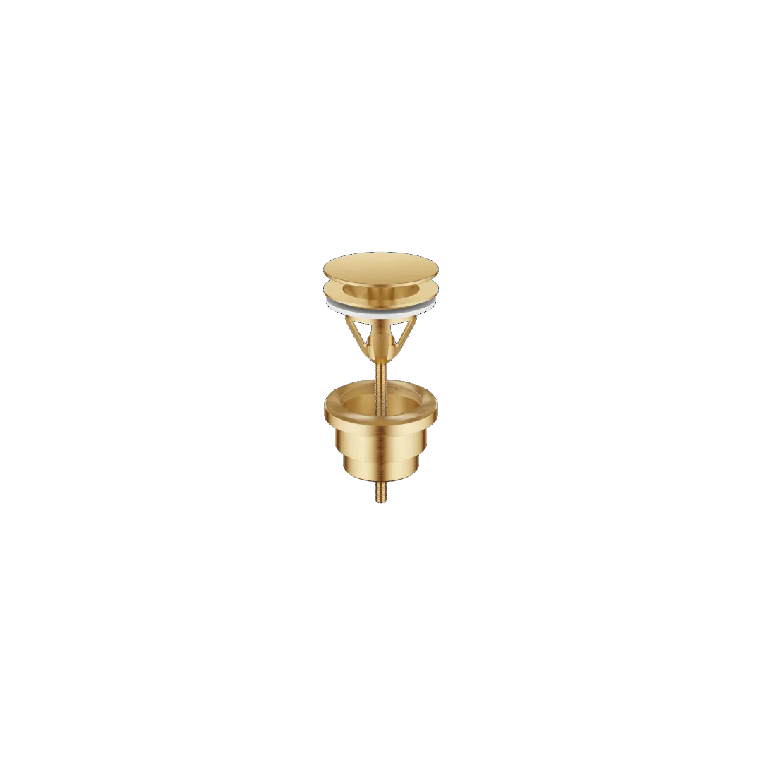 Dornbracht Ablaufgarnitur SERIENNEUTRAL Messing gebürstet (23kt Gold), 1 1/4", für Becken ohne Überlauf