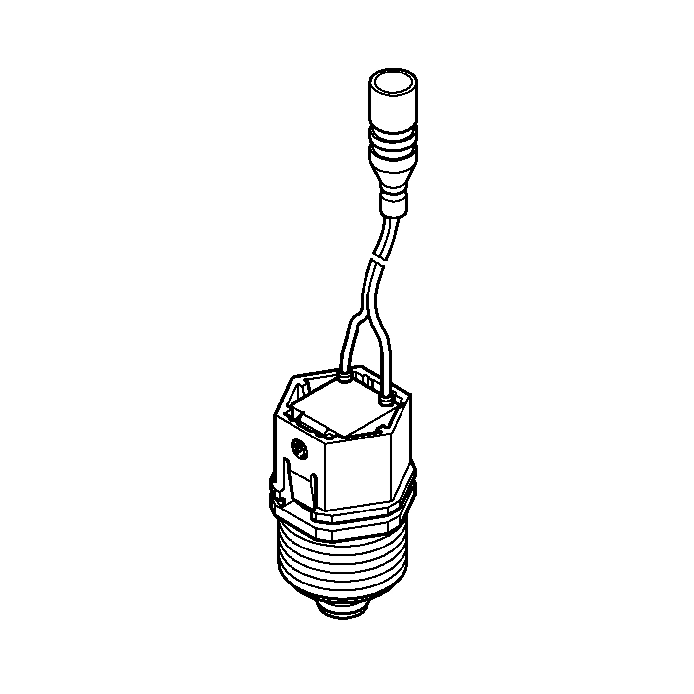 Magnetventil 42469, für Elektronik-Armaturen mit Infrarot-Sensor für bidirektionale Kommunikation