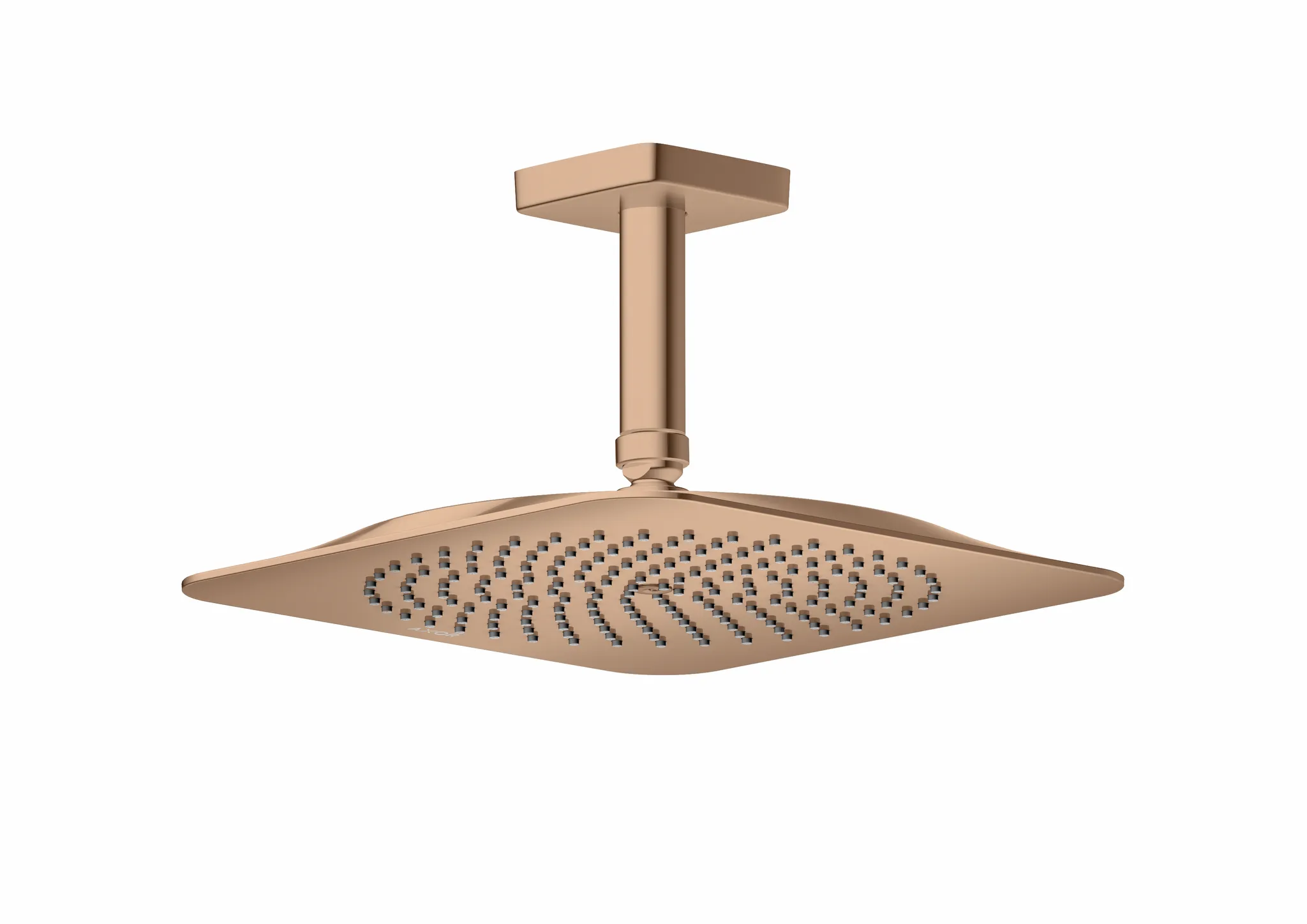 Hansgrohe AXOR Citterio C Kopfbrause 270⁄270 1jet EcoSmart mit Deckenanschluss, Polished Red Gold Hansgrohe AXOR Citterio C Kopfbrause 270⁄270 1jet EcoSmart mit Deckenanschluss, Polished Red Gold