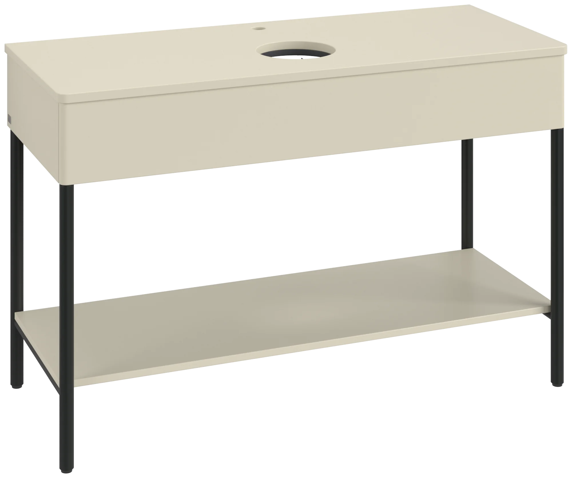 Villeroy & Boch Waschbeckenunterschrank Artis, Silk Grey Matt Lacquer, 1.200 x 782 x 500 mm, Push-to-open Funktion, mit Metallgestell Villeroy & Boch Waschbeckenunterschrank Artis, Silk Grey Matt Lacquer, 1.200 x 782 x 500 mm, Push-to-open Funktion, mit Metallgestell