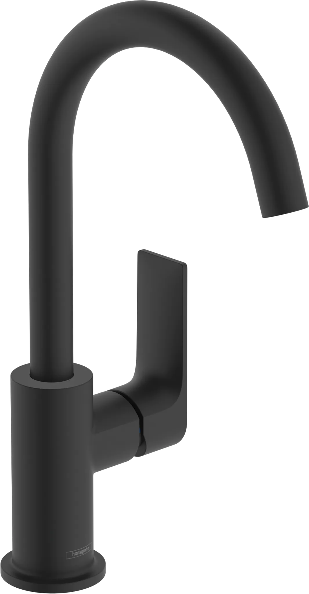 Hansgrohe Rebris E Einhebel-Waschtischmischer 210 mit Schwenkauslauf und Zugstangen-Ablaufgarnitur, Mattschwarz Hansgrohe Rebris E Einhebel-Waschtischmischer 210 mit Schwenkauslauf und Zugstangen-Ablaufgarnitur, Mattschwarz