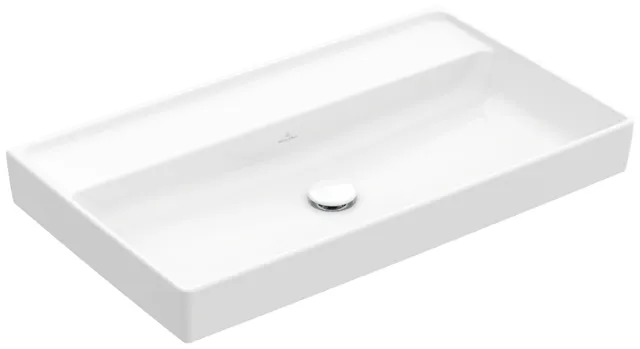 Villeroy & Boch Schrankwaschtisch aus TitanCeram „Collaro“ 800 × 465 × 160 mm, ohne Hahnlochbohrung in Weiß Alpin Villeroy & Boch Schrankwaschtisch aus TitanCeram „Collaro“ 800 × 465 × 160 mm, ohne Hahnlochbohrung in Weiß Alpin