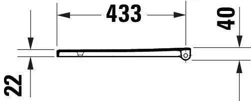 Duravit Univ. WC-Sitz Oval Tief 451mm, Ülap. Absenkaut.,abnehmb.,Scharn. Edelst.,Weiß