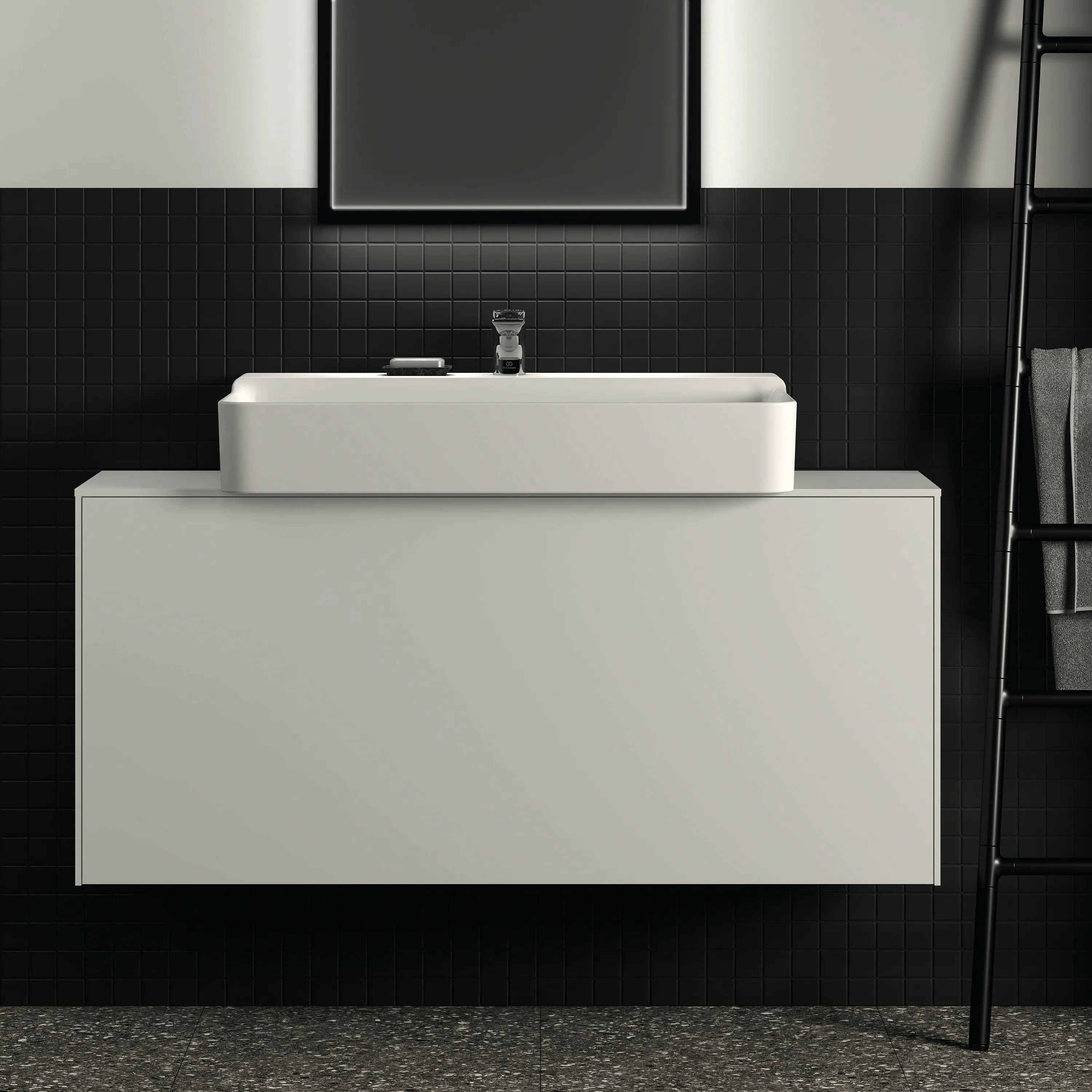 Ideal Standard Waschtischunterschrank „Conca“ 120,2 × 55 × 37,3 cm Weiß matt lackiert