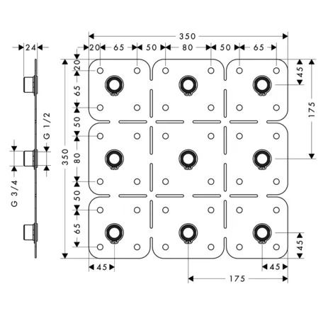 Hansgrohe AXOR ShowerSolutions AXOR Grundkörper Bonusfähiger Umsatz Hansgrohe AXOR ShowerSolutions AXOR Grundkörper Bonusfähiger Umsatz