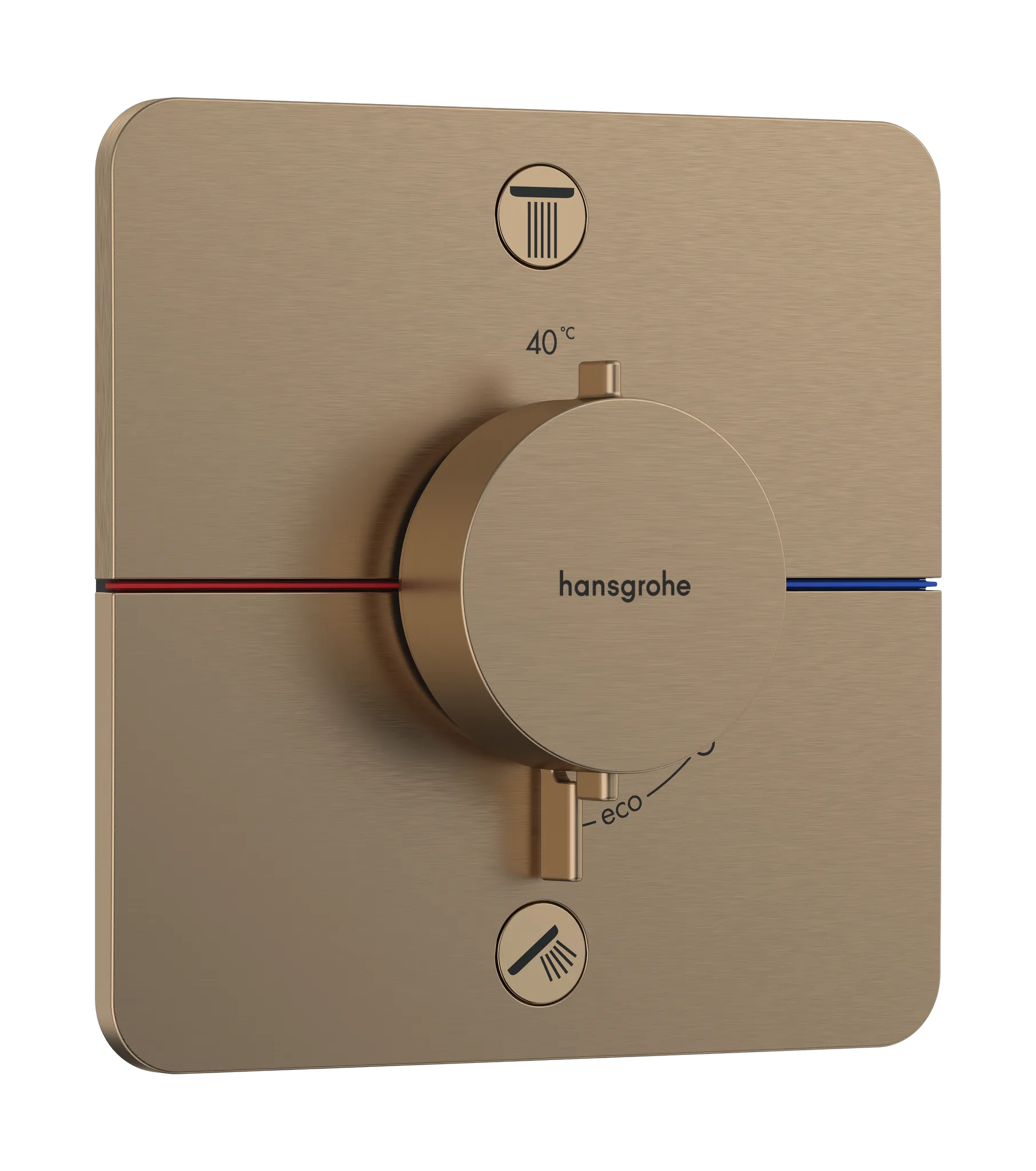 Hansgrohe ShowerSelect Comfort Q Thermostat Unterputz für 2 Verbraucher Brushed Bronze Hansgrohe ShowerSelect Comfort Q Thermostat Unterputz für 2 Verbraucher Brushed Bronze