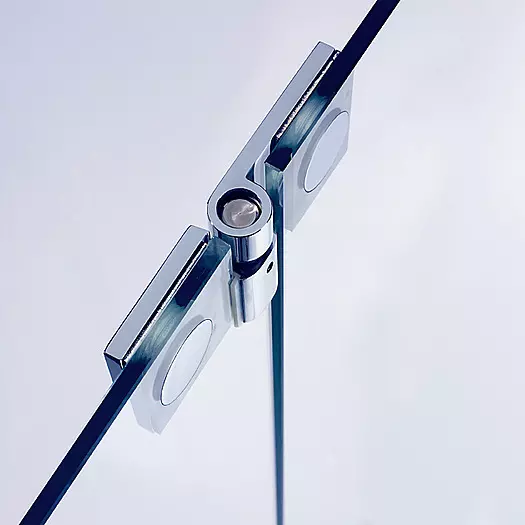 Sprinz Duschtür Pendeltür 2-teilig Nische „Omega“, Anschlag rechts, Drehtür mit festem Paneel B: 1600 mm H: 2000 mm T: 8 mm Sprinz Duschtür Pendeltür 2-teilig Nische „Omega“, Anschlag rechts, Drehtür mit festem Paneel B: 1600 mm H: 2000 mm T: 8 mm
