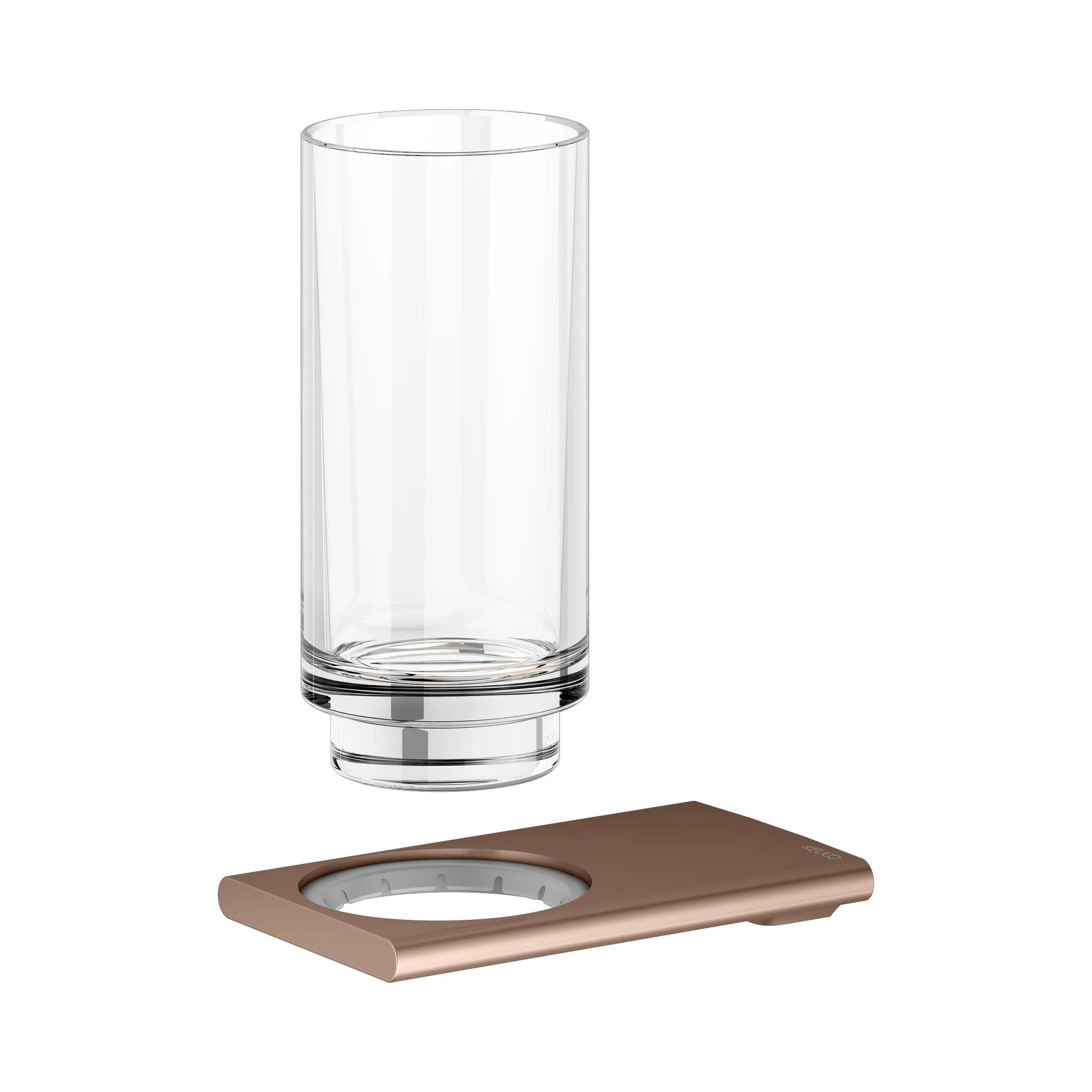 Edition 400 Glashalter Rotgold gebürstet