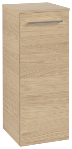 Villeroy & Boch Seitenschrank „Avento“ 35 × 89 × 37,3 × 37,3 cm in Nordic Oak, Anschlag rechts, Soft Closing, 1 Tür