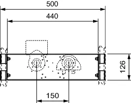 TECEprofil Armaturentraverse für AP-Armaturen und TECEflex Hygienebox TECEprofil Armaturentraverse für AP-Armaturen und TECEflex Hygienebox