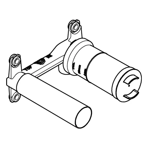Grohe Einhand Unterputz-Universal-Einbaukörper 23571, DN 15, für 2-Loch-Waschtischbatterien, Wandeinbau, 35 mm Keramikkartusche Grohe Einhand Unterputz-Universal-Einbaukörper 23571, DN 15, für 2-Loch-Waschtischbatterien, Wandeinbau, 35 mm Keramikkartusche