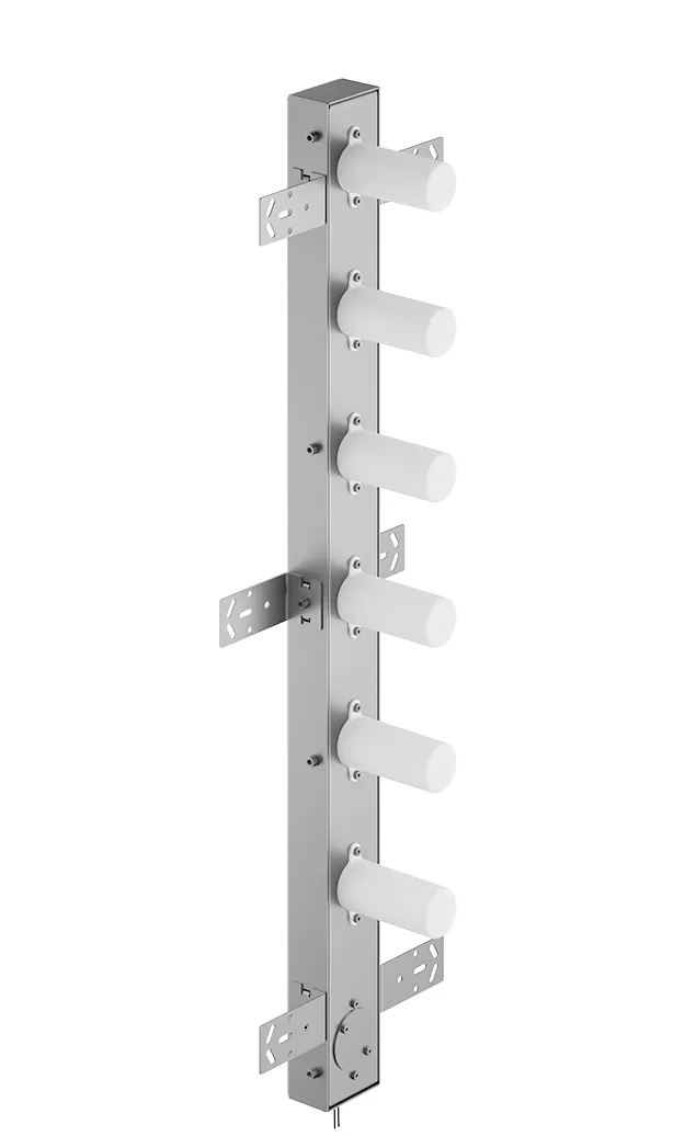 Dornbracht UP-Wandeinbaukasten für Handtuchwärmer, 6-fach, ohne Bedienelement