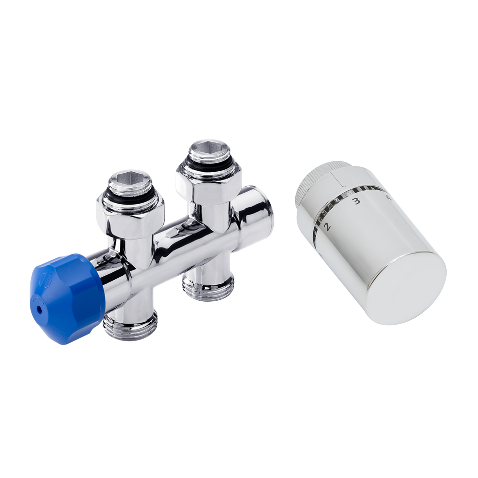 Mittelanschluss Boden Mittelanschluss Boden, Ventil-Set Durchg Farbe: Chrom Mittelanschluss Boden Mittelanschluss Boden, Ventil-Set Durchg Farbe: Chrom