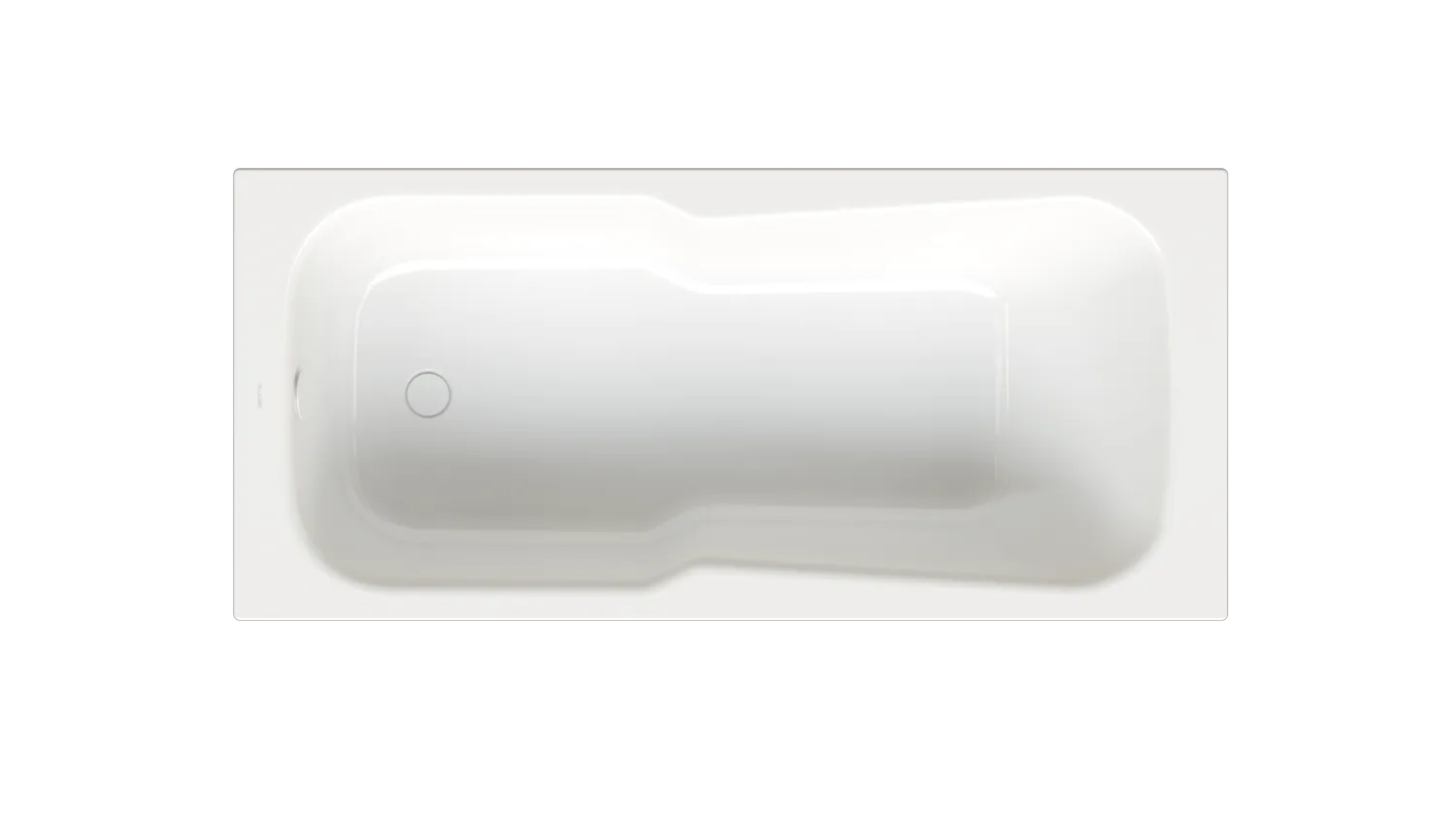Bette BetteSet Badewannen-Rechteck-Set Weiß 1650x750x380 mm Einbau Bade-Duschkombination 1-Sitzer glasierter Titan-Stahl