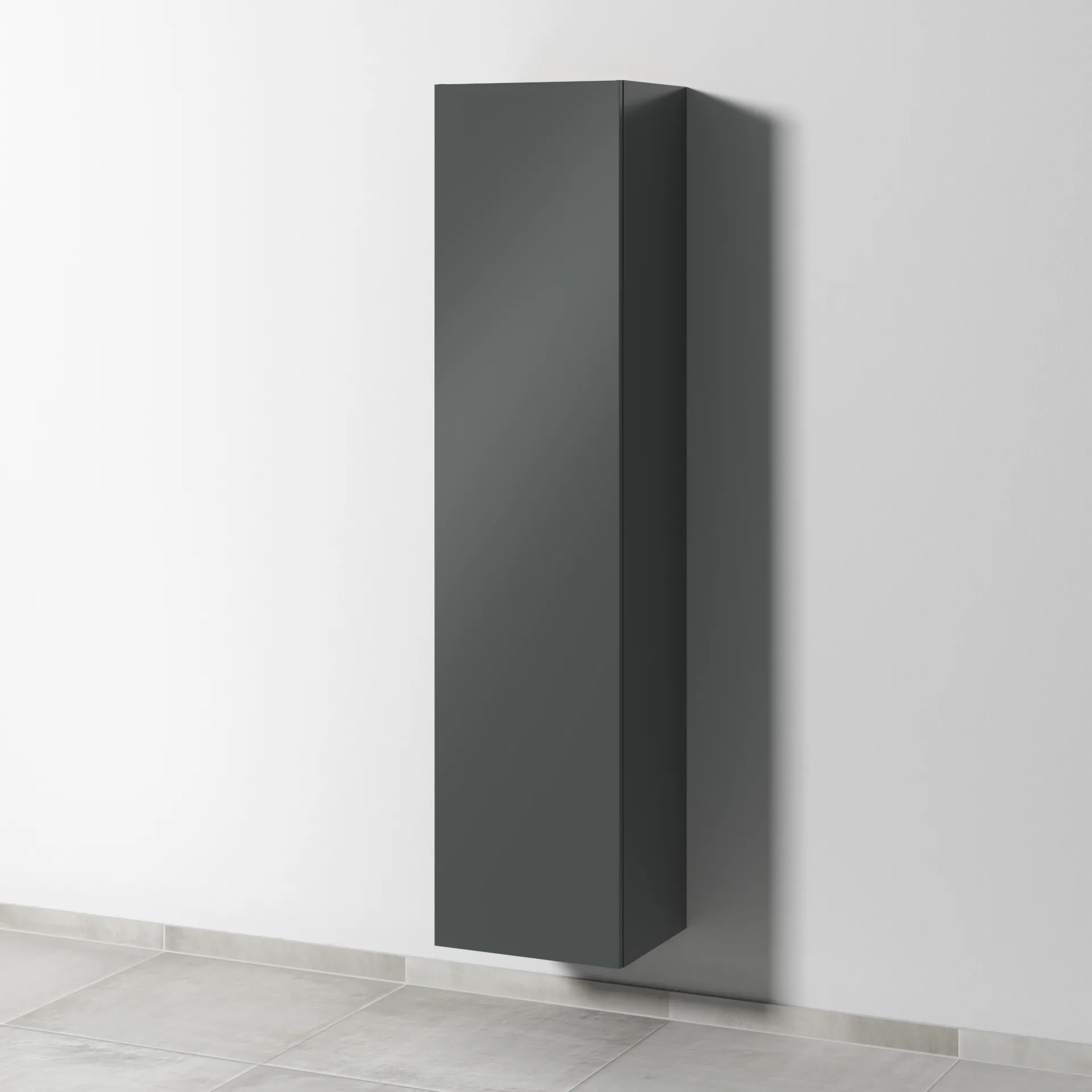 Sanipa Solo One Euphoria Hochschrank links, Anthrazit-Glanz, 1700x400x338 mm Sanipa Solo One Euphoria Hochschrank links, Anthrazit-Glanz, 1700x400x338 mm