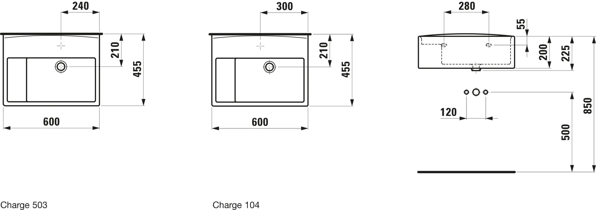 Klassenzimmerbecken COLLEGE 455x600 1 Hahnloch Mitte des Innenbeckens mit Überlauf weiß Klassenzimmerbecken COLLEGE 455x600 1 Hahnloch Mitte des Innenbeckens mit Überlauf weiß