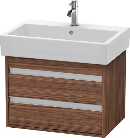 Duravit Waschtischunterschrank wandhängend „Ketho“ 65 × 48 × 44 cm Nussbaum Dunkel Duravit Waschtischunterschrank wandhängend „Ketho“ 65 × 48 × 44 cm Nussbaum Dunkel