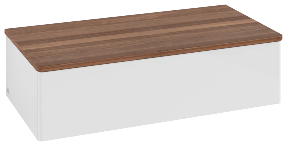 Villeroy & Boch Sideboard Antao K40 - Eckig, Glossy White Lacquer, 1000x268x500 mm, 39,5 kg, Wandmontage