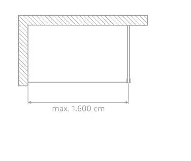 HSK gerahmte Drehtür an Nebenteil 2-teilig „Favorit Nova“ für Seitenwand Glas Klar hell, Profile Weiß, H: 1950 mm HSK gerahmte Drehtür an Nebenteil 2-teilig „Favorit Nova“ für Seitenwand Glas Klar hell, Profile Weiß, H: 1950 mm