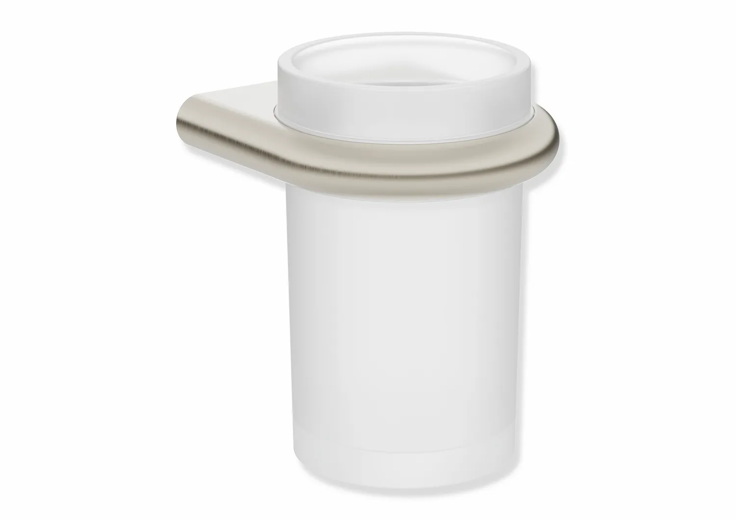HEWI Glasbecher mit Halter Serie 480, Edelstahl PVD beschichtet HEWI Glasbecher mit Halter Serie 480, Edelstahl PVD beschichtet