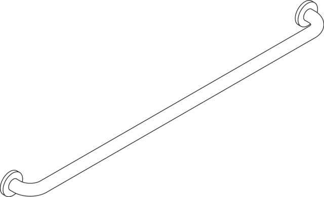 HEWI Haltegriff „Serie 801“ in Felsgrau HEWI Haltegriff „Serie 801“ in Felsgrau