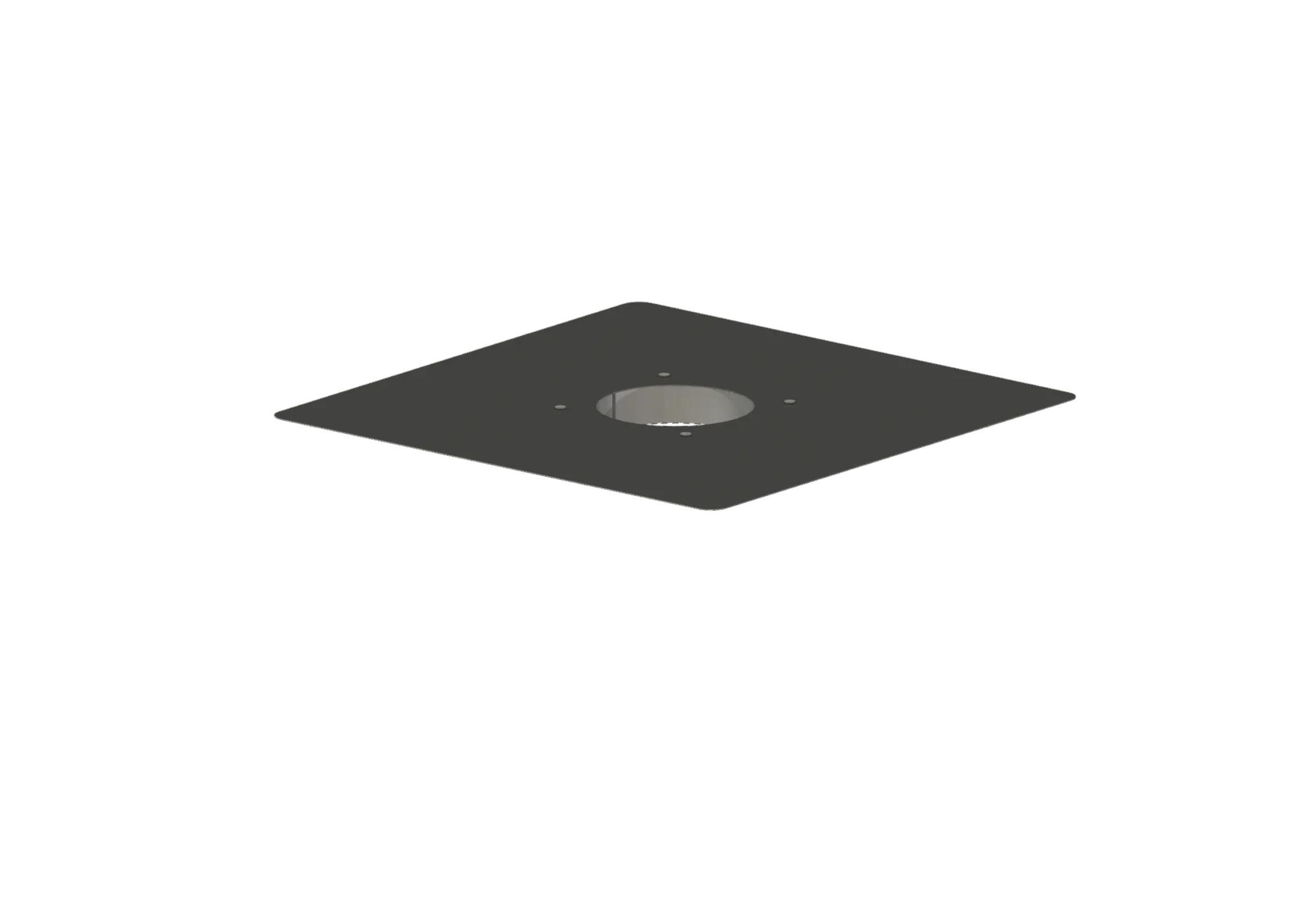 Brandschutzelement 13 Stahltrapez, DN 70/90/100/125, 600 x 600 mm