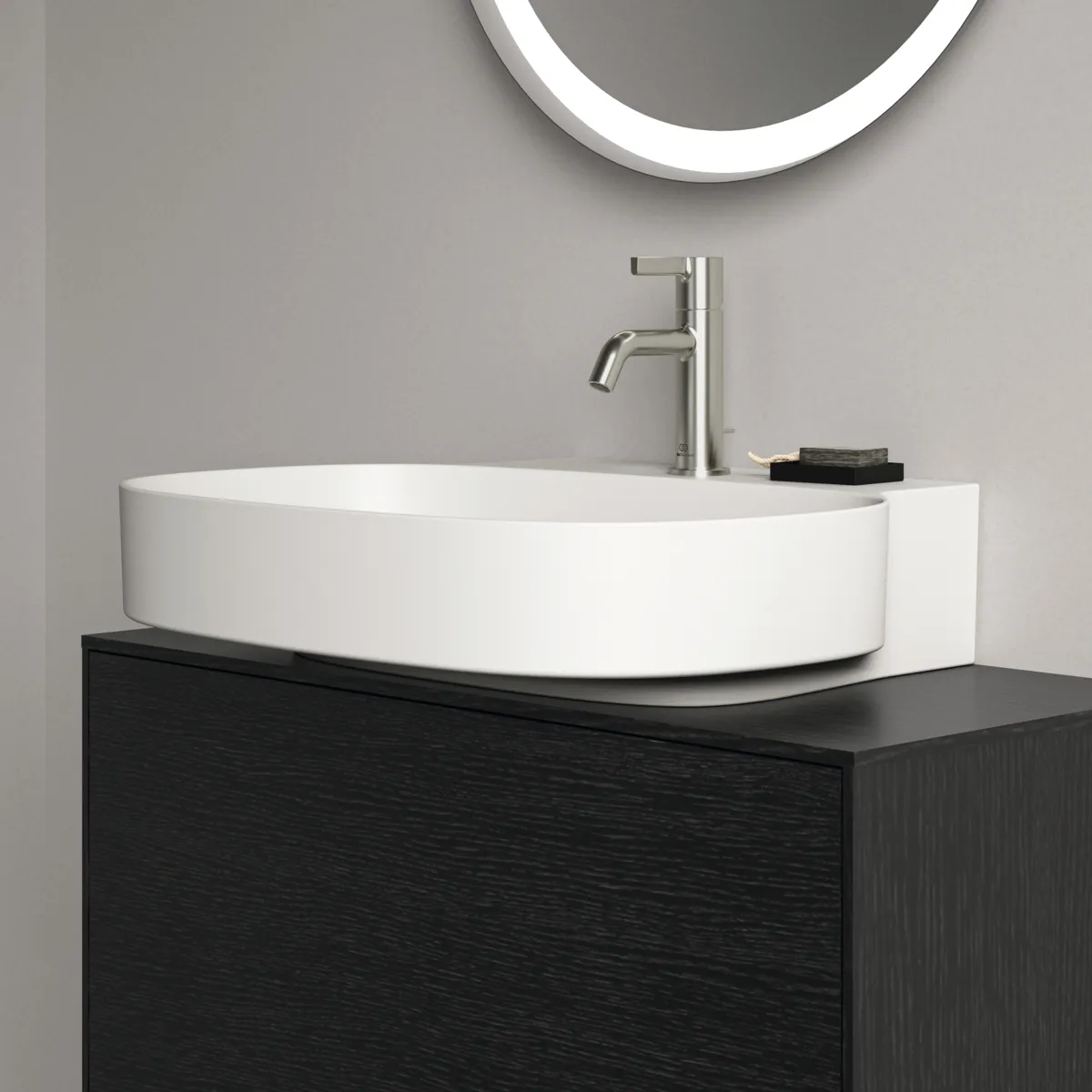 Waschtischarmatur Joy, mit Ablaufgarnitur, Ausladung 110mm, Brushed Gold Waschtischarmatur Joy, mit Ablaufgarnitur, Ausladung 110mm, Brushed Gold