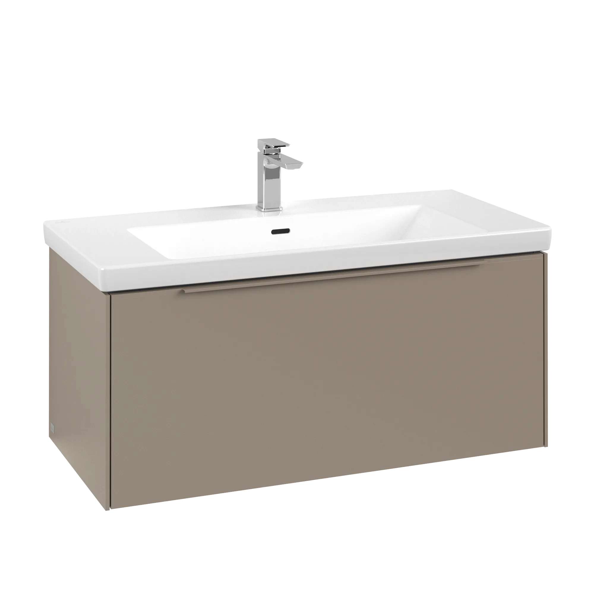 Villeroy & Boch Subway 3.0 Waschbeckenunterschrank C569L2, 973 x 429 x 478 mm, taupe