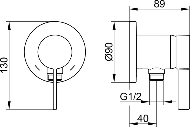 IXMO 59552019501 IXMO_solo Einhebelmischer mit Schlauchanschluß rund verchromt IXMO 59552019501 IXMO_solo Einhebelmischer mit Schlauchanschluß rund verchromt