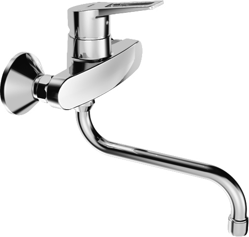 Hansa Einhand-Küchenarmatur „Twist“ Ausladung 232 mm in chrom Hansa Einhand-Küchenarmatur „Twist“ Ausladung 232 mm in chrom