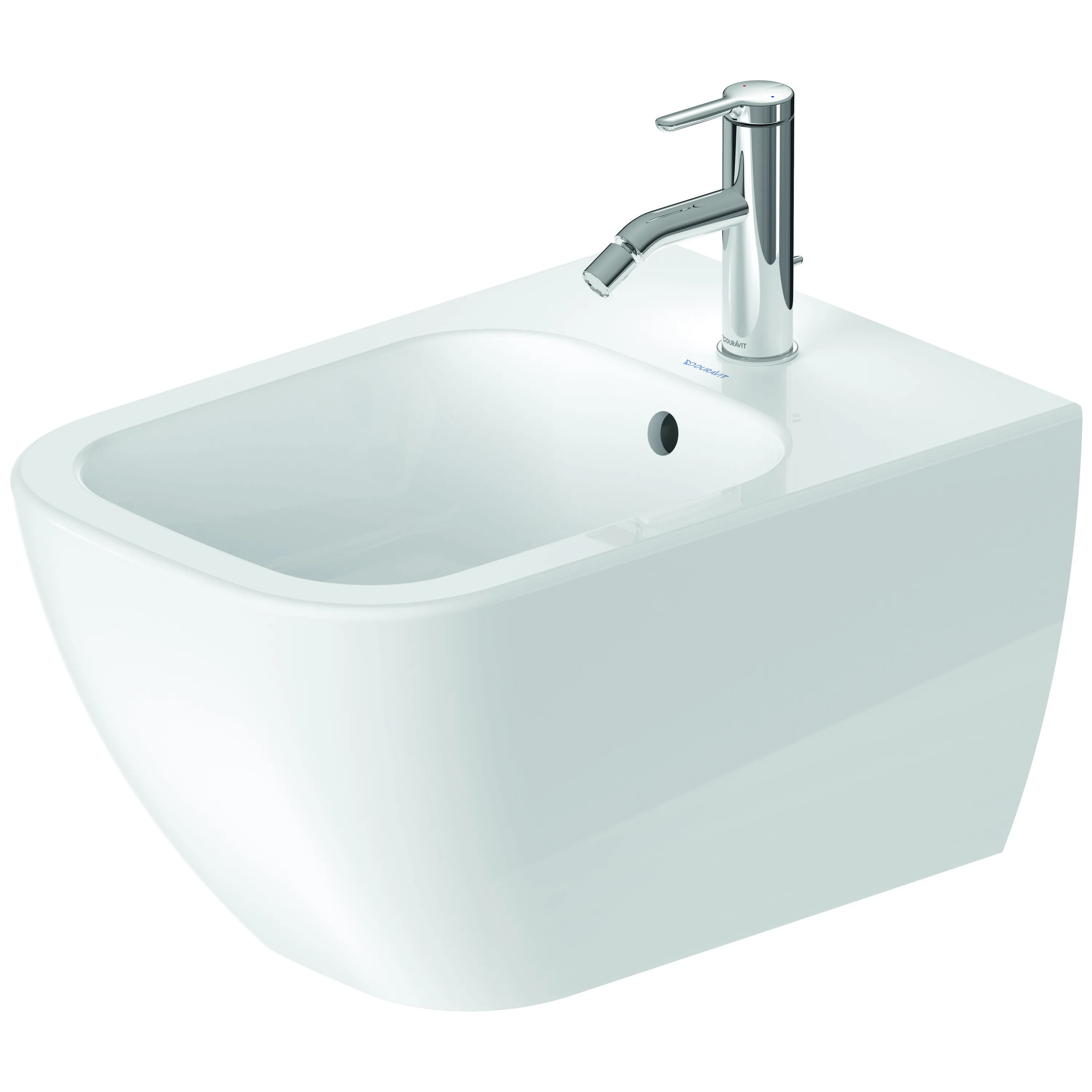 Duravit Wand-Bidet „Happy D.2“, Befestigung verdeckt 36,5 × 54 × 28,5 cm Duravit Wand-Bidet „Happy D.2“, Befestigung verdeckt 36,5 × 54 × 28,5 cm