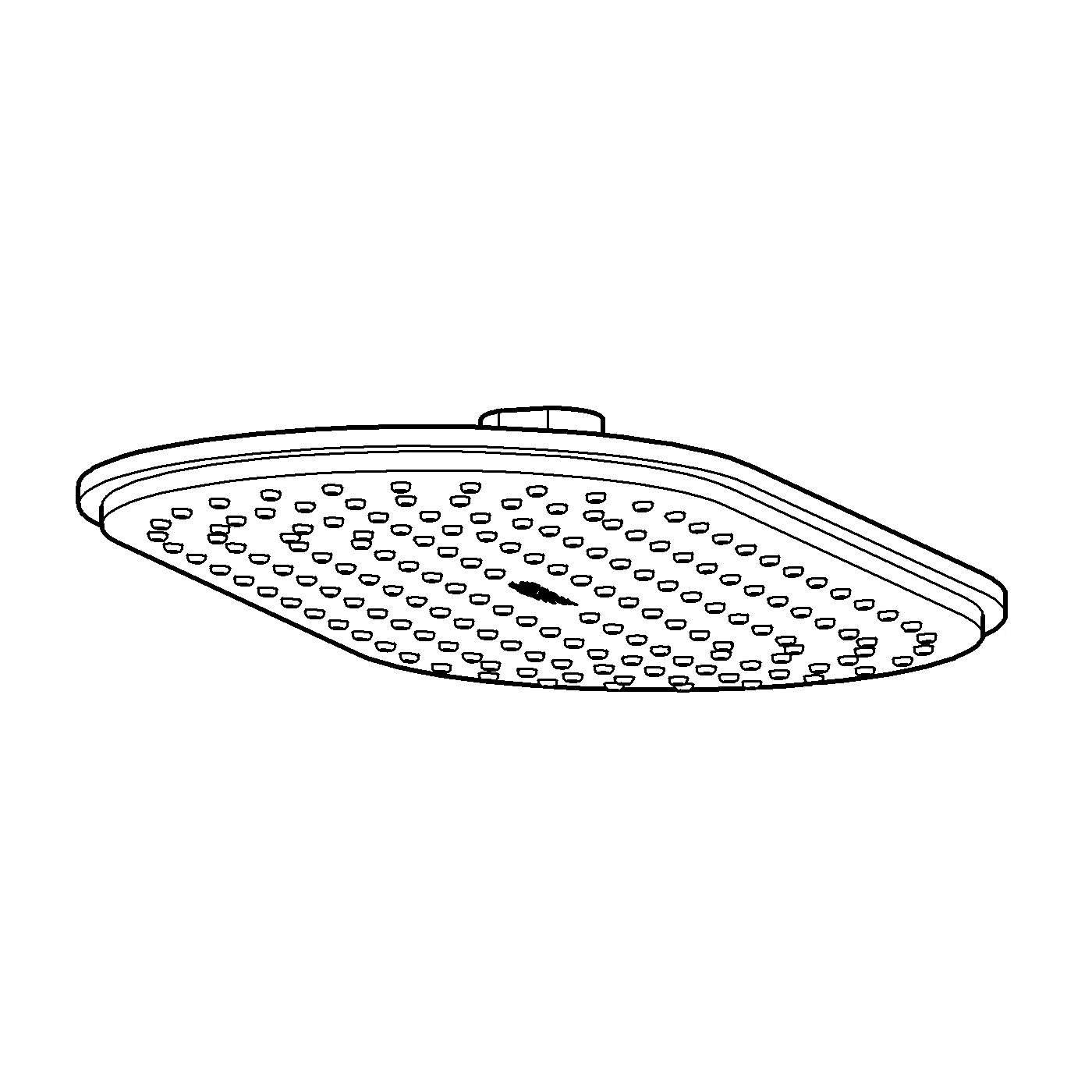 Kopfbrause Rainshower Veris 300 27470, 1 Strahlart, chrom