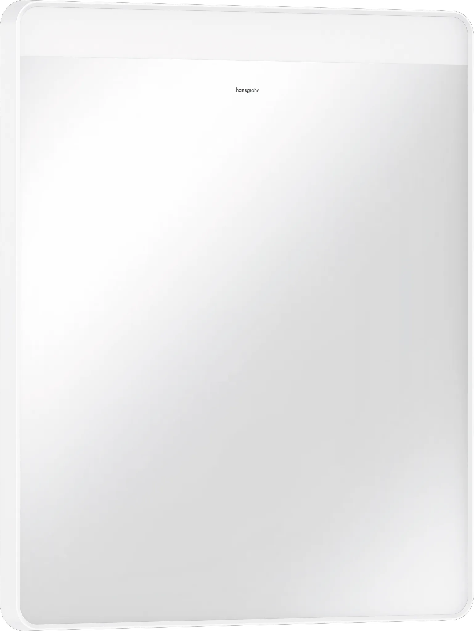 Hansgrohe Xarita Lite Q Spiegel mit horizontaler LED-Beleuchtung, Mattweiß