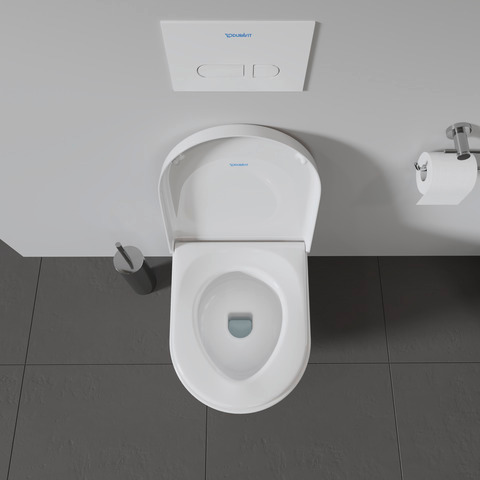 WC-Sitz ohne SoftClose Scharniere edelstahl, weiß
