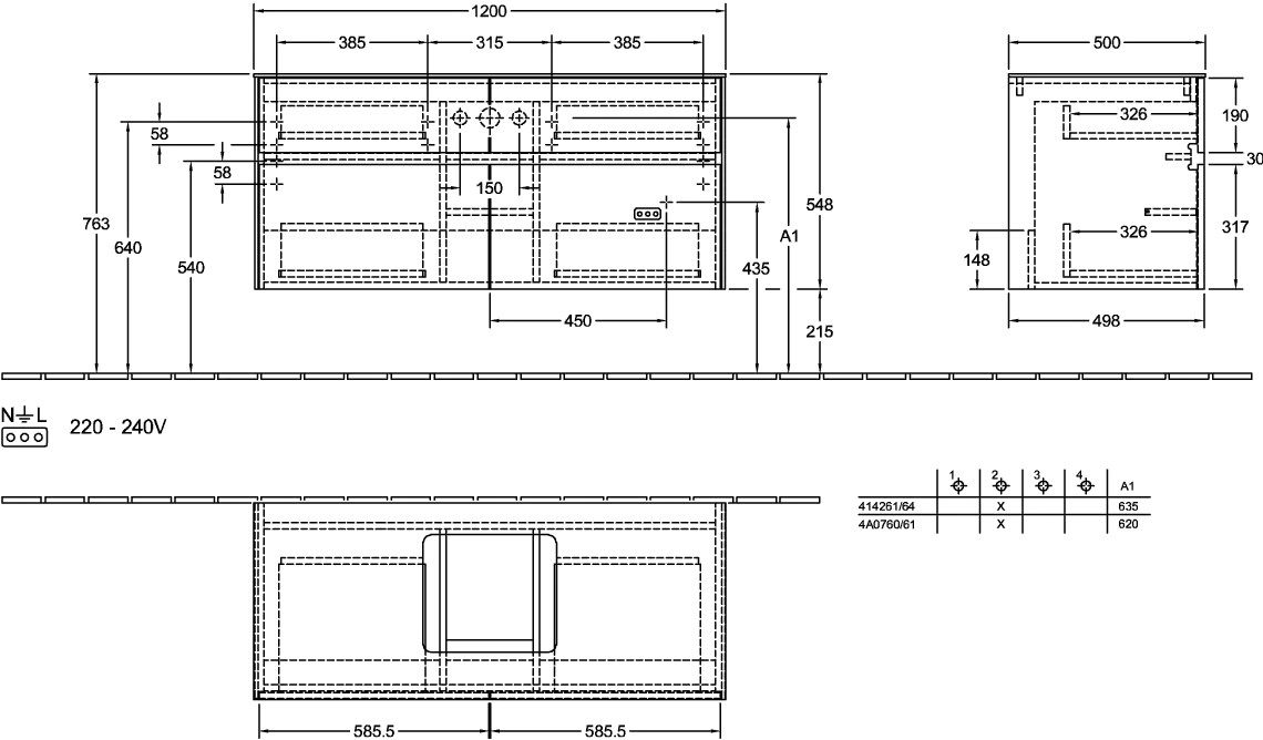 Villeroy & Boch Waschtischunterschrank „Collaro“ 1200 × 548 × 500 mm Arizona Oak, ohne Beleuchtung, für Becken mittig Villeroy & Boch Waschtischunterschrank „Collaro“ 1200 × 548 × 500 mm Arizona Oak, ohne Beleuchtung, für Becken mittig