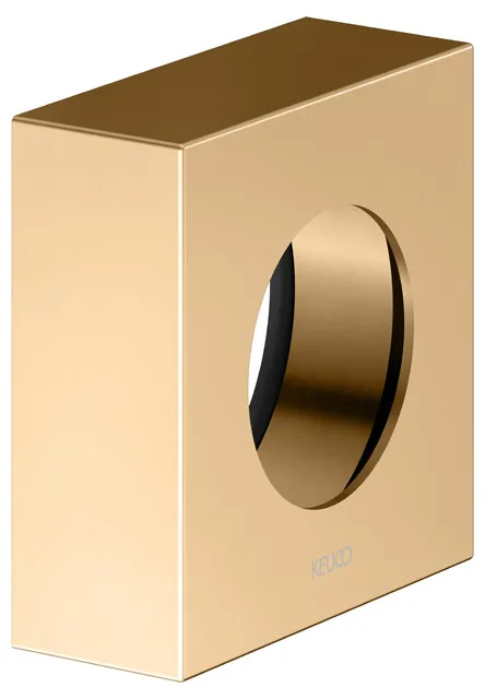 IXMO Verlängerungs-Rosette Höhe 25 mm Messing gebürstet eck. IXMO Verlängerungs-Rosette Höhe 25 mm Messing gebürstet eck.