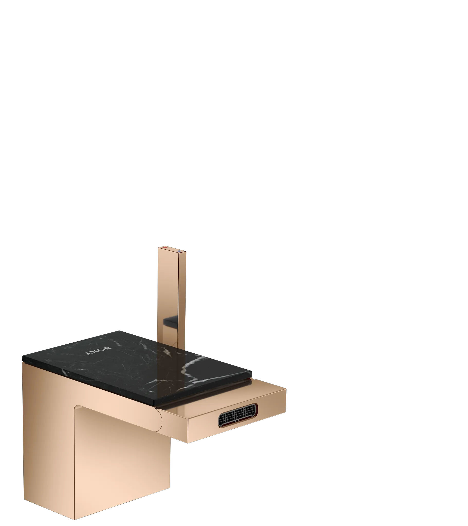 Hansgrohe AXOR MyEdition Mischer mit Platte 117 Marmor Nero Marquina Hansgrohe AXOR MyEdition Mischer mit Platte 117 Marmor Nero Marquina